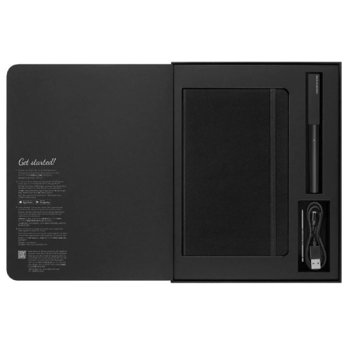 Moleskine Smart Writing Set of Pen and Large Notebook