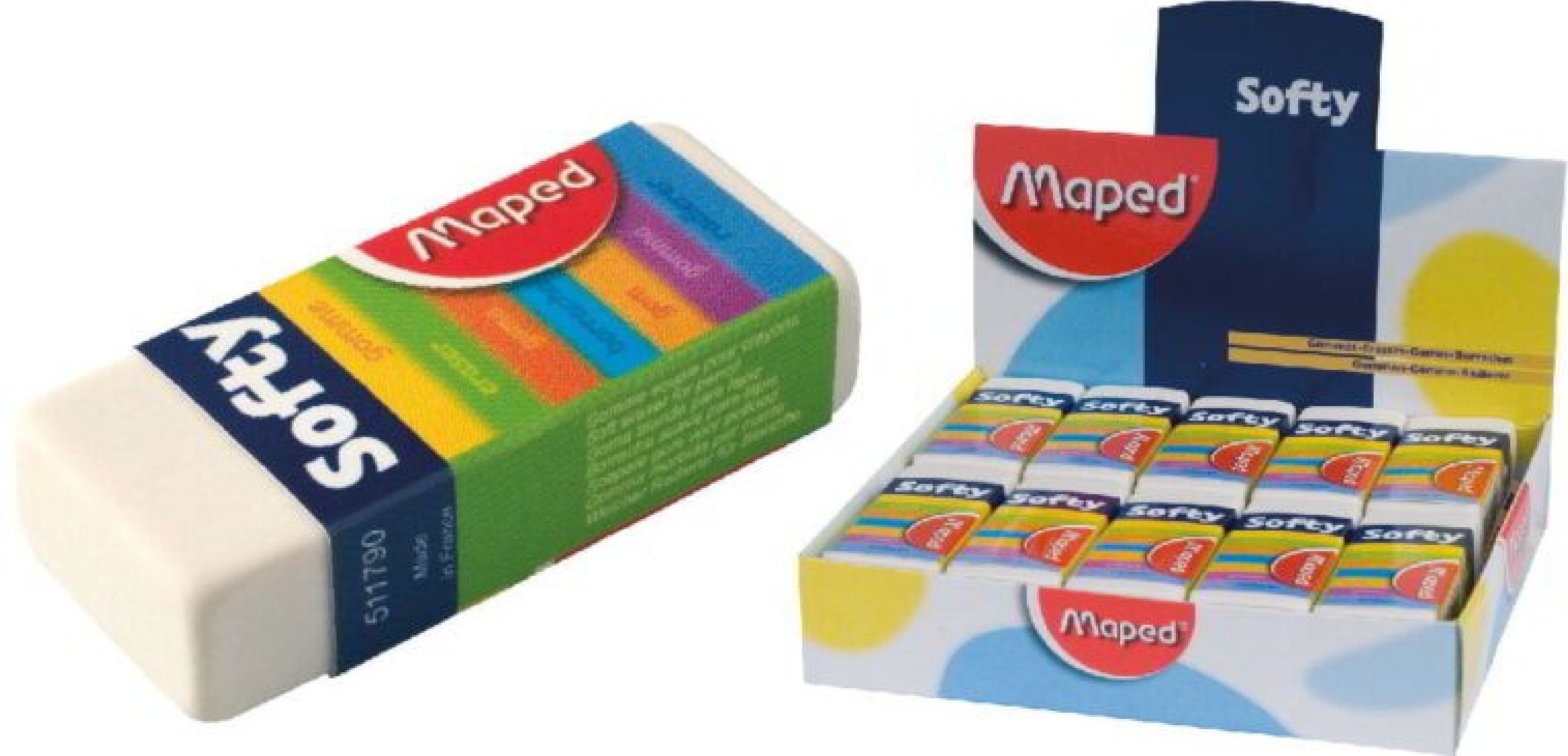 Γόμα Softy λευκή 511790 Maped