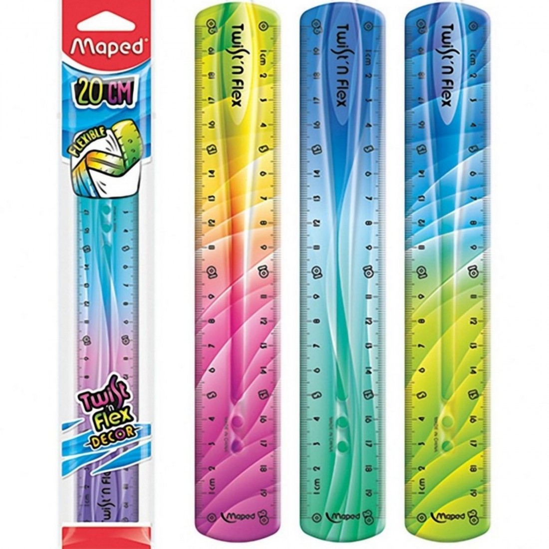 Χάρακας Twistn Flex Decor 20 cm Maped