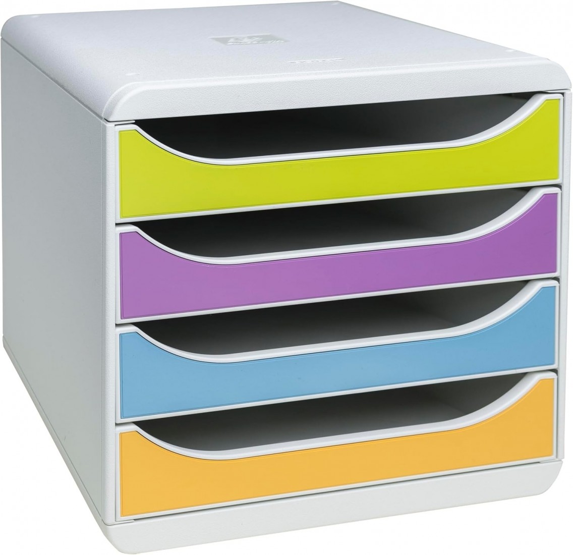 Exacompta συρταριέρα 4 θέσεων pastel colours 310909D