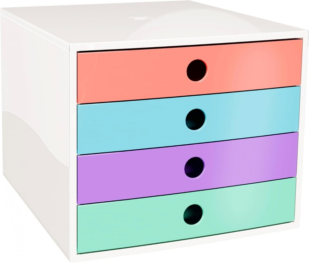 Exacompta συρταριέρα 4 θέσεων pastel colours 227707D