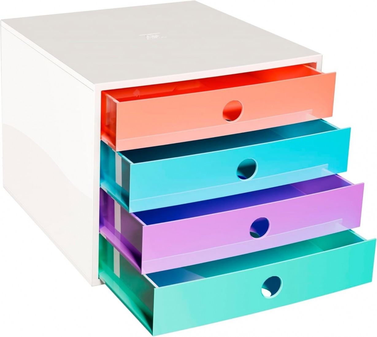 Exacompta συρταριέρα 4 θέσεων pastel colours 227707D