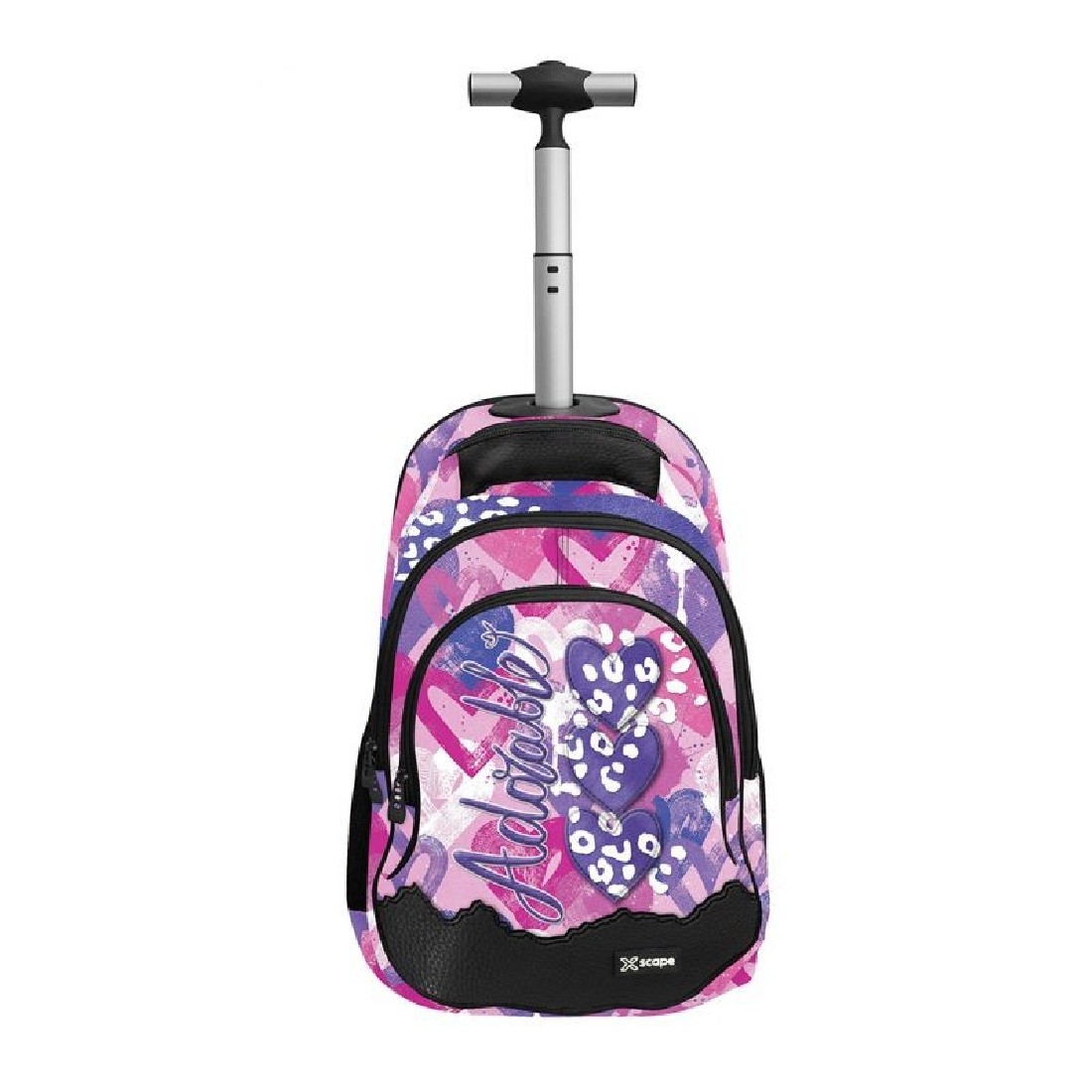 Σακίδιο Trolley Δημοτικού Καρδιές 269255 Xscape Graffiti (2026)