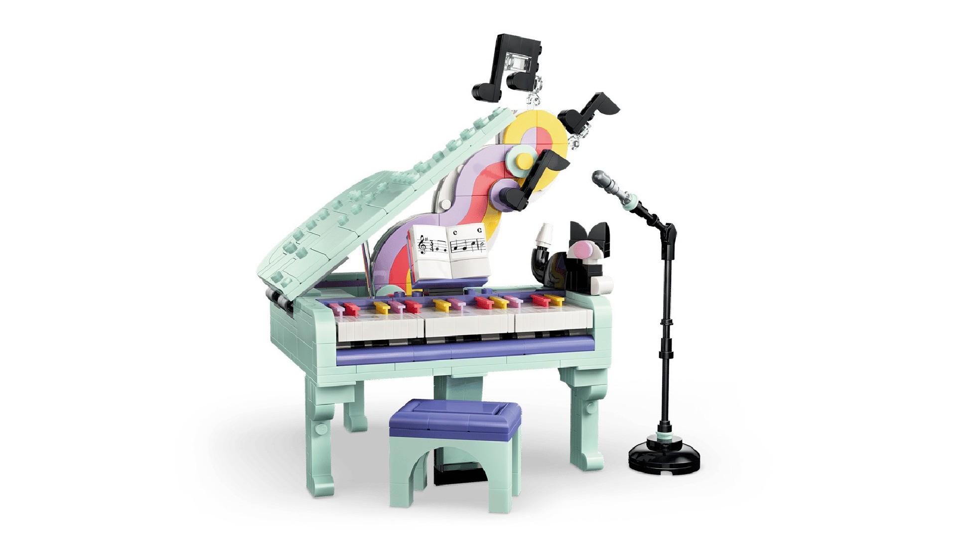 Music Decor Piano with Cat 31392 Lego Creator 3 in1