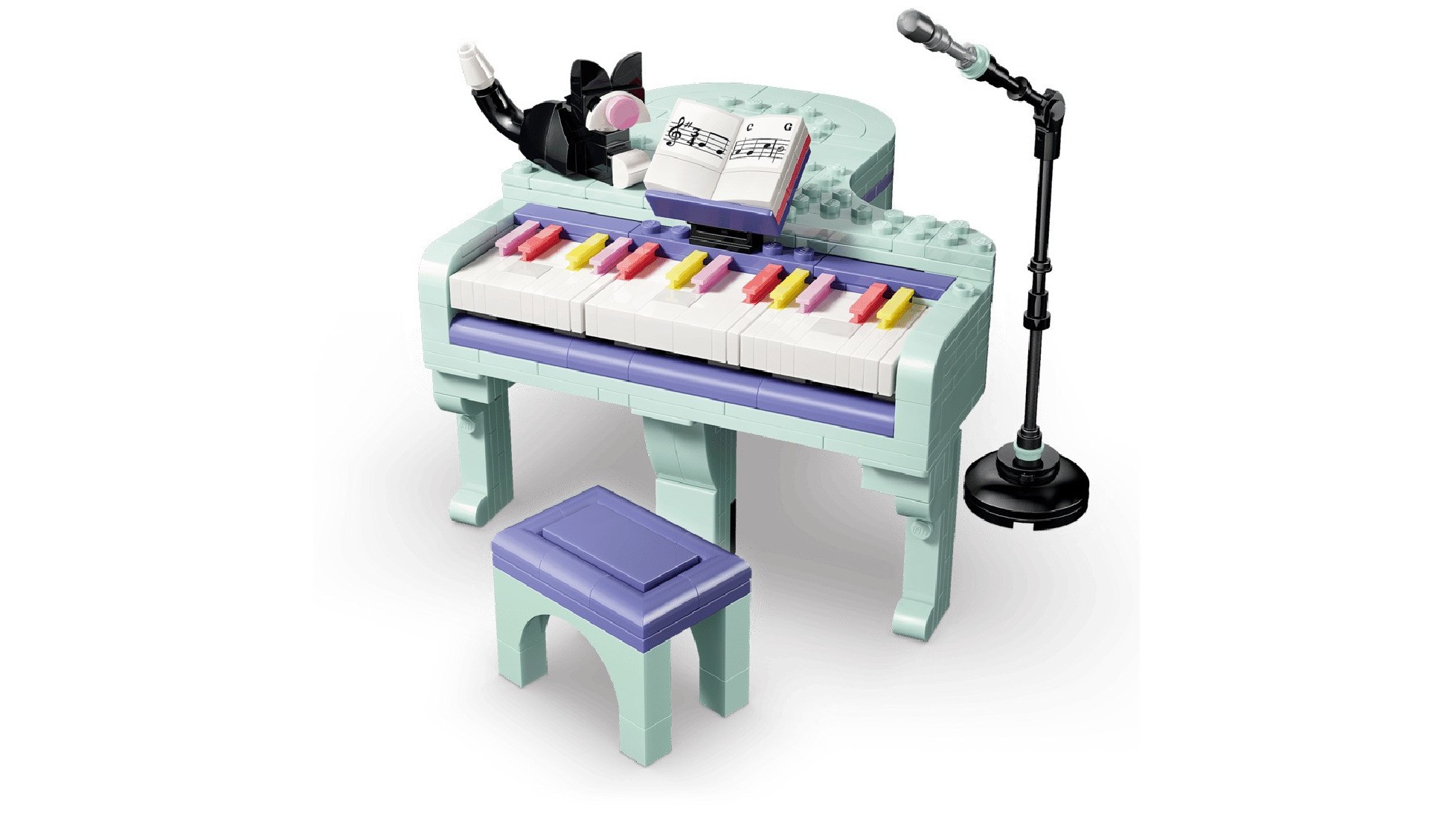 Music Decor Piano with Cat 31392 Lego Creator 3 in1