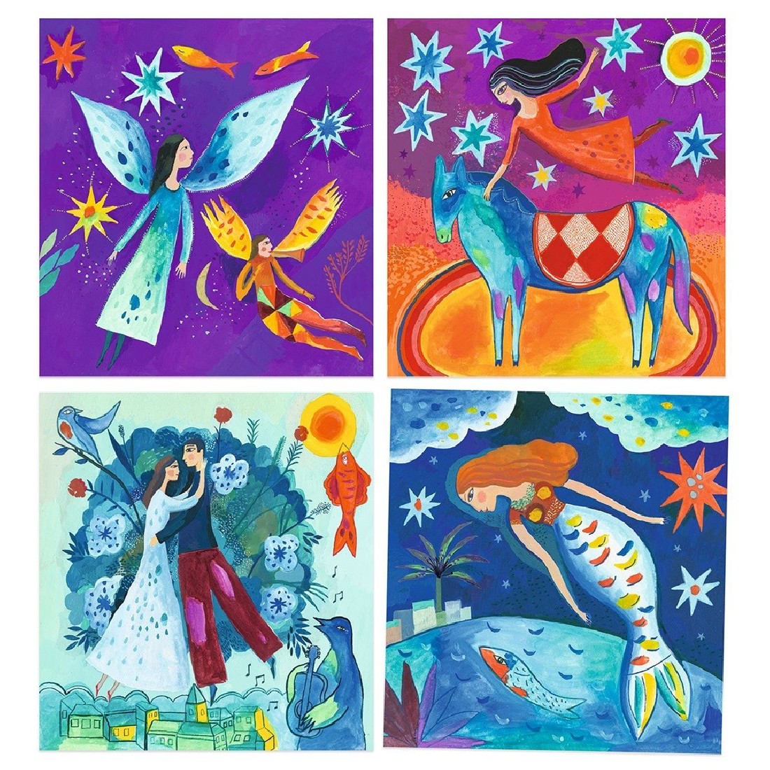 Inspired by Marc Chagall- Ζωγραφίζω με νερομπογιές Σουρεαλισμός 09380 Djeco