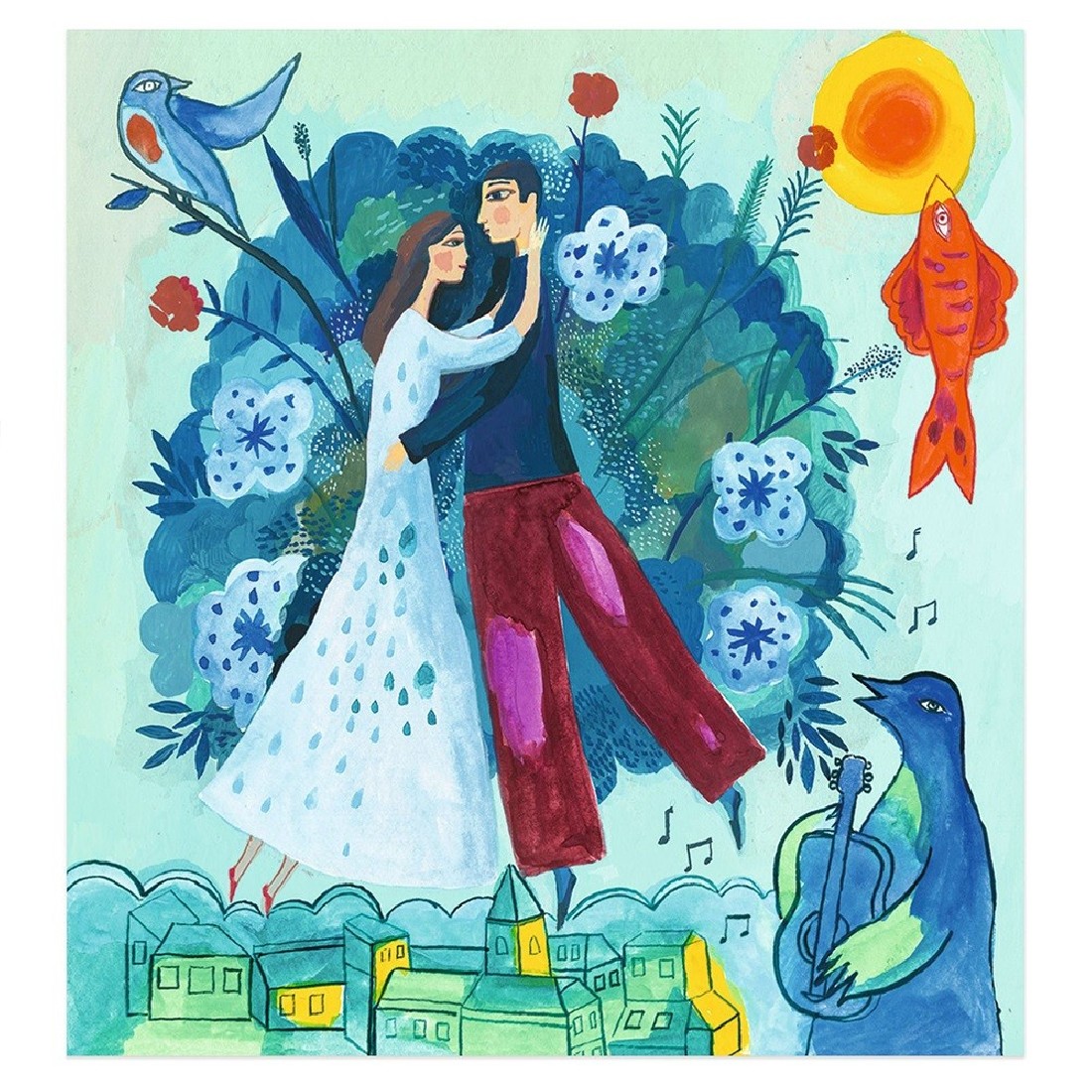 Inspired by Marc Chagall- Ζωγραφίζω με νερομπογιές Σουρεαλισμός 09380 Djeco