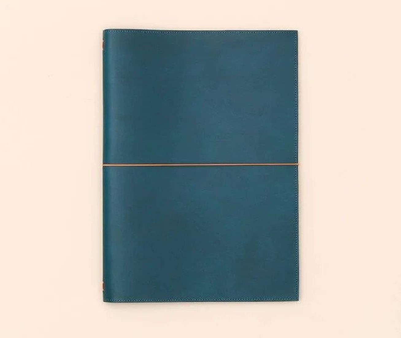 Paper Republic A4 Leather Portfolio Blue Petrol.