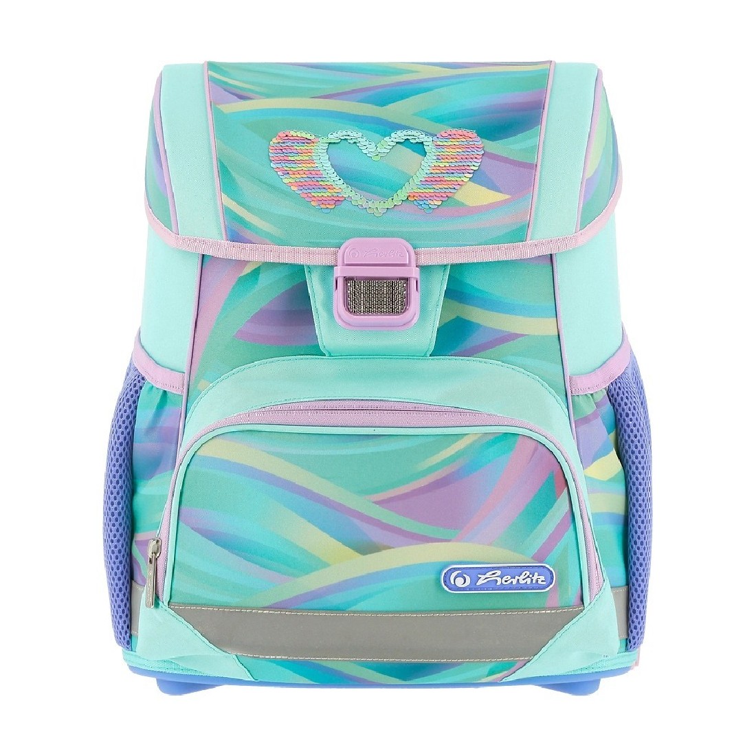 Σακίδιο πλάτης Δημοτικού Loop Plus Minty Love 400205349 Herlitz (2026)