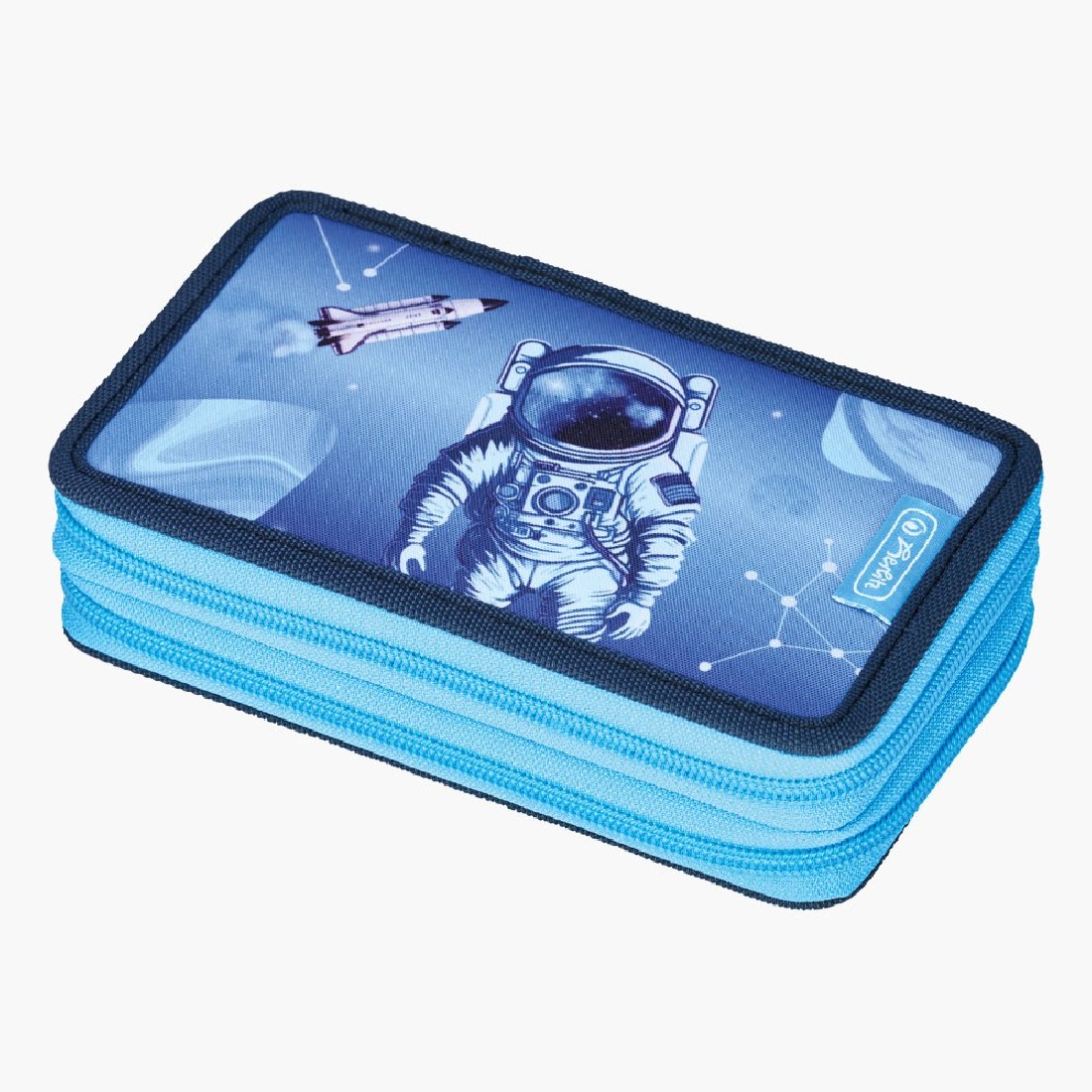 Κασετίνα διπλή γεμάτη 23τμχ. Cosmic Explorer 50049141 Herlitz (2026)