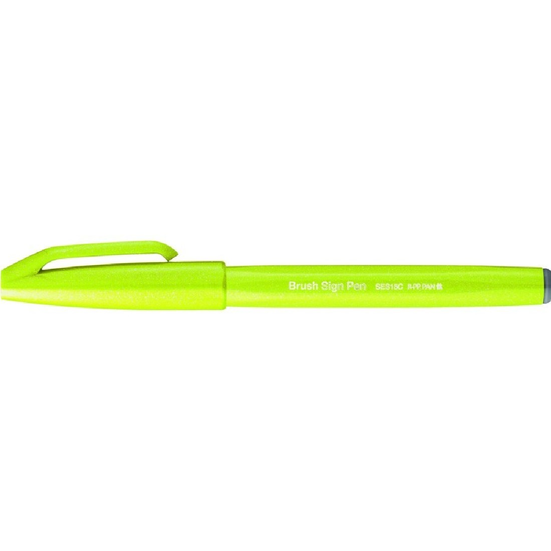 Pentel Fude Touch Brush Sign Pen - Lime Green