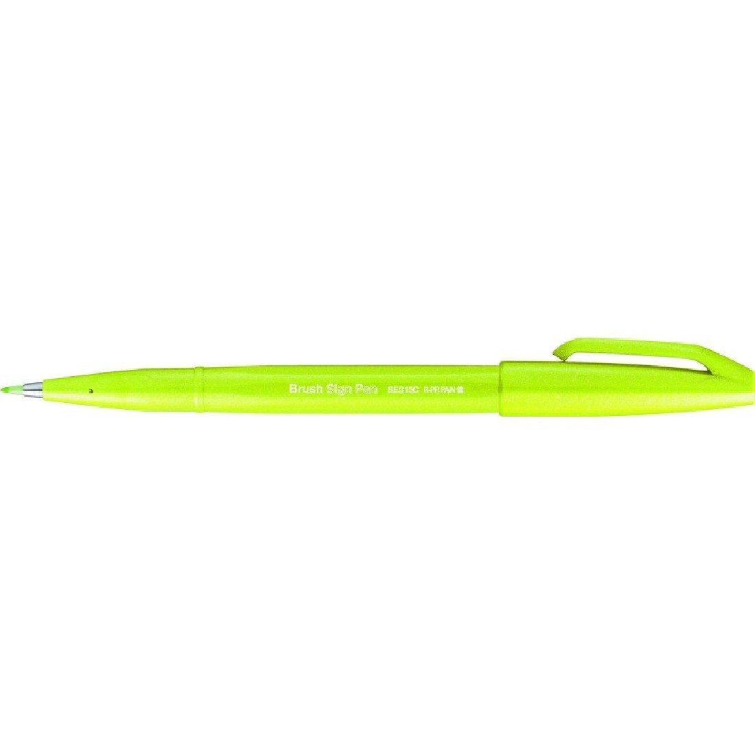 Pentel Fude Touch Brush Sign Pen - Lime Green