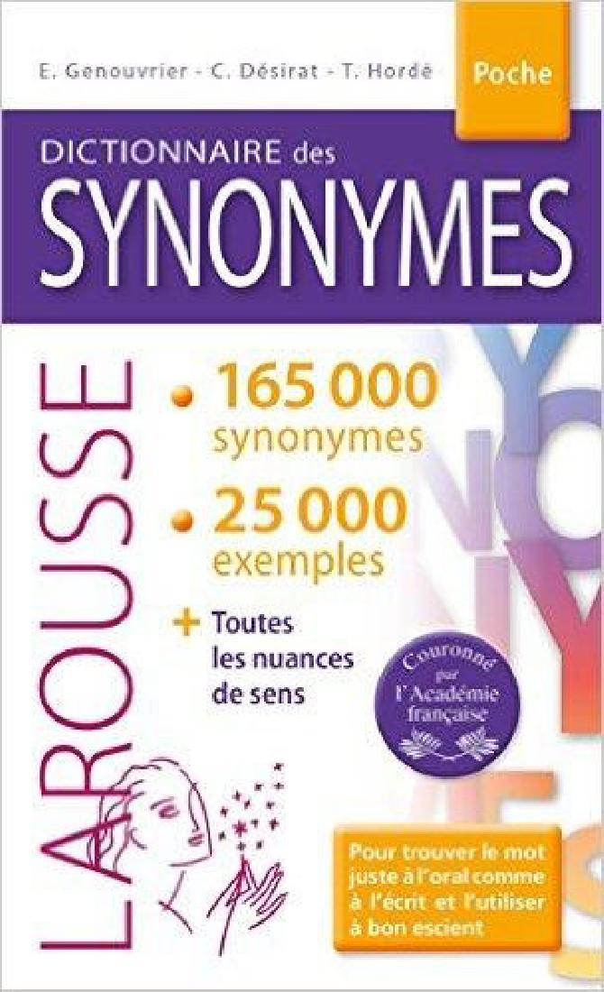 LAROUSSE DICTIONNAIRE POCHE SYNONYMES 2016 POCHE