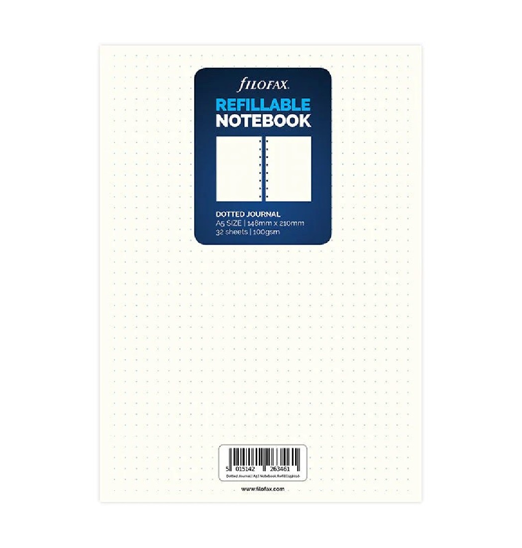 Filofax Refill Notebook A5 Dotted 152016