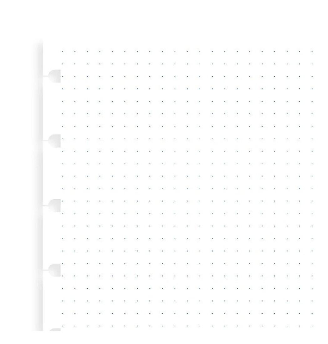 Filofax Refill Notebook A5 Dotted 152016