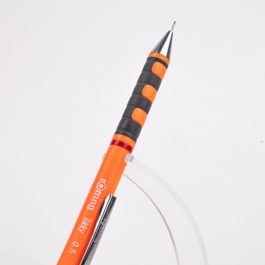 Rotring  tikky mechanical pencil orange 0,5mm (free leads & eraser)