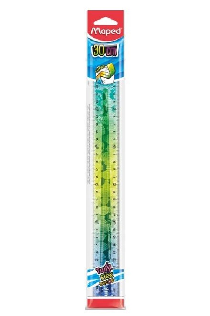 Γεωμετρικός Χάρακας Twisr n Flex Decor Animals 30cm 279322 Maped