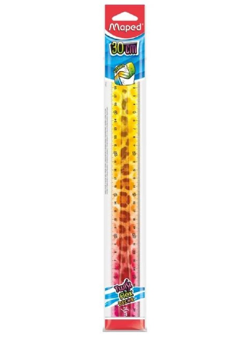 Γεωμετρικός Χάρακας Twisr n Flex Decor Animals 30cm 279322 Maped