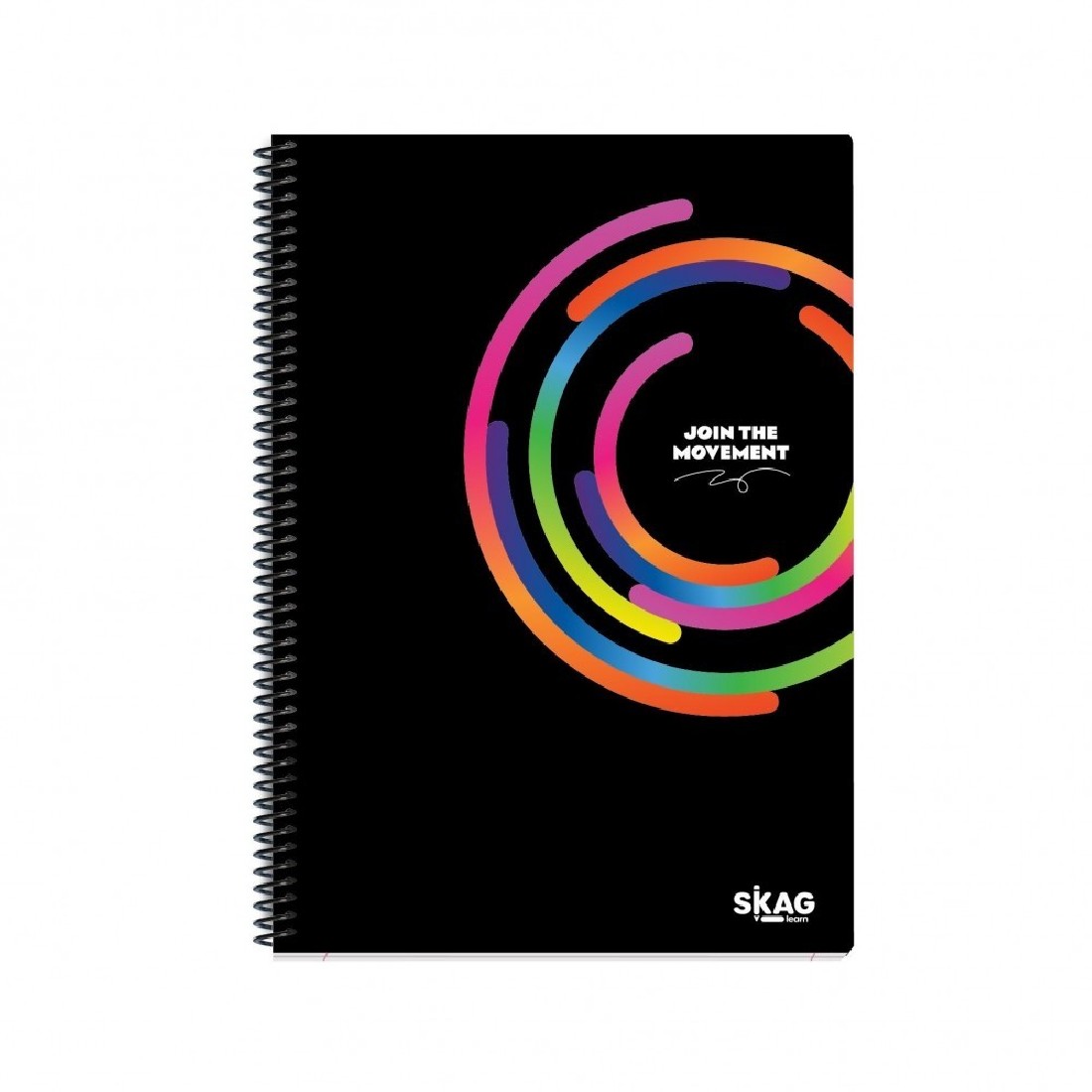 Τετράδιο Σπιράλ Α4 3 Θέματα Black and Color 313063 Skag