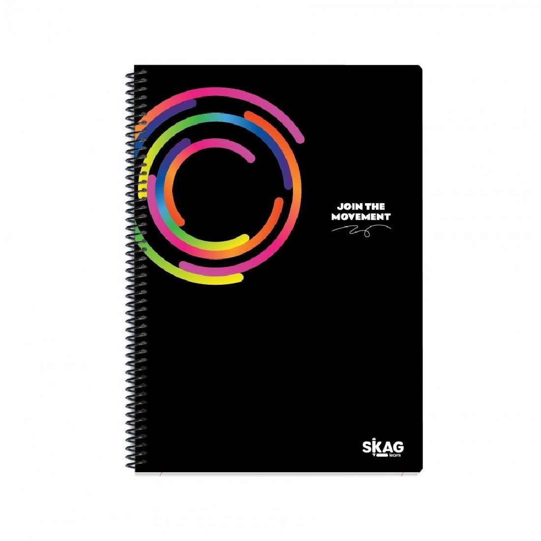 Τετράδιο Σπιράλ Α4 3 Θέματα Black and Color 313063 Skag