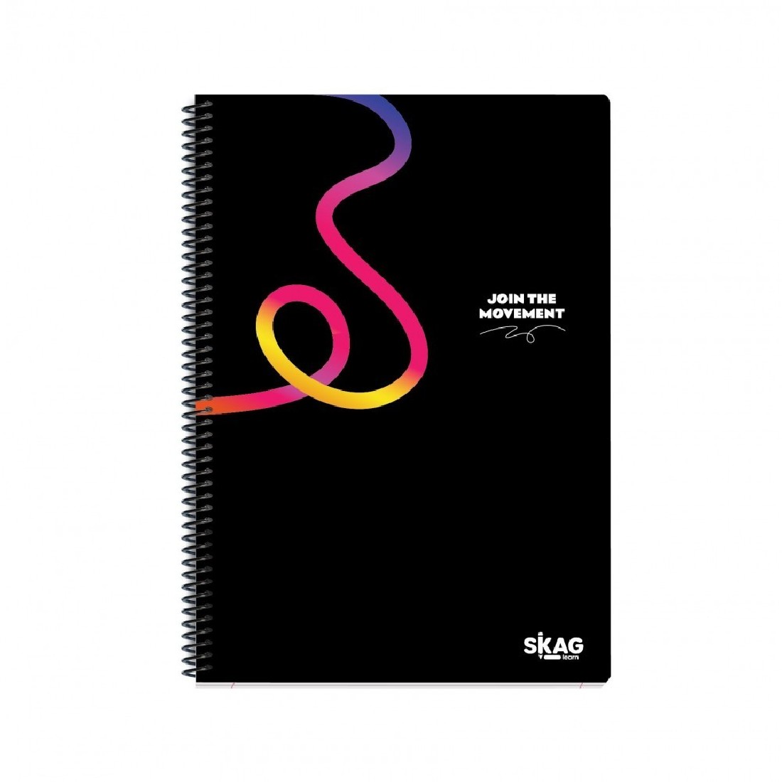 Τετράδιο Σπιράλ Α4 2 Θέματα Black and Color 313056 Skag