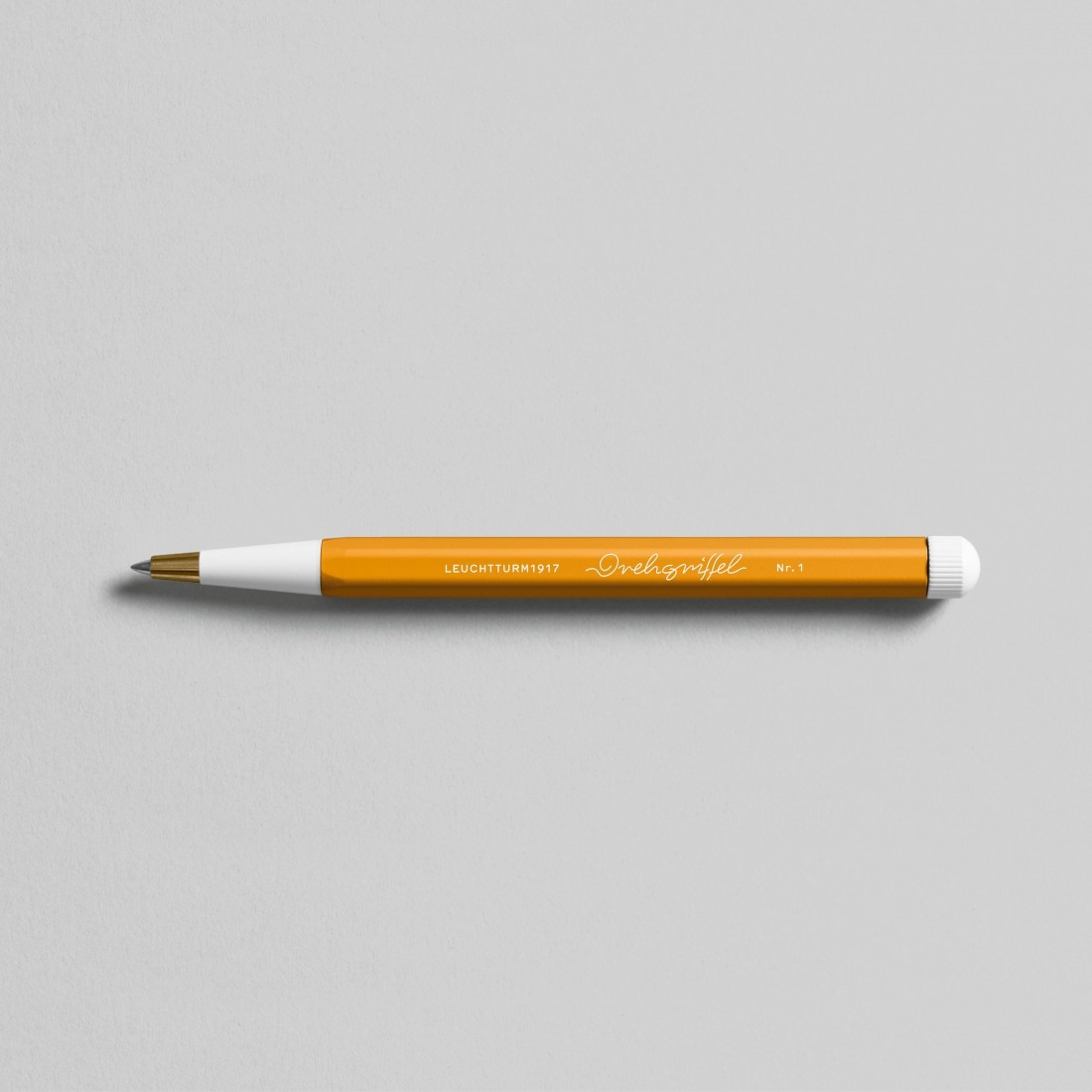 Leuchtturm 1917 Drehgriffel Nr.1 Rising sun,  Gelpen with black ink