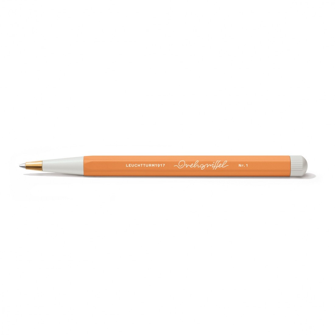 Leuchtturm 1917 Drehgriffel Nr.1 Gelpen Apricot, with black ink