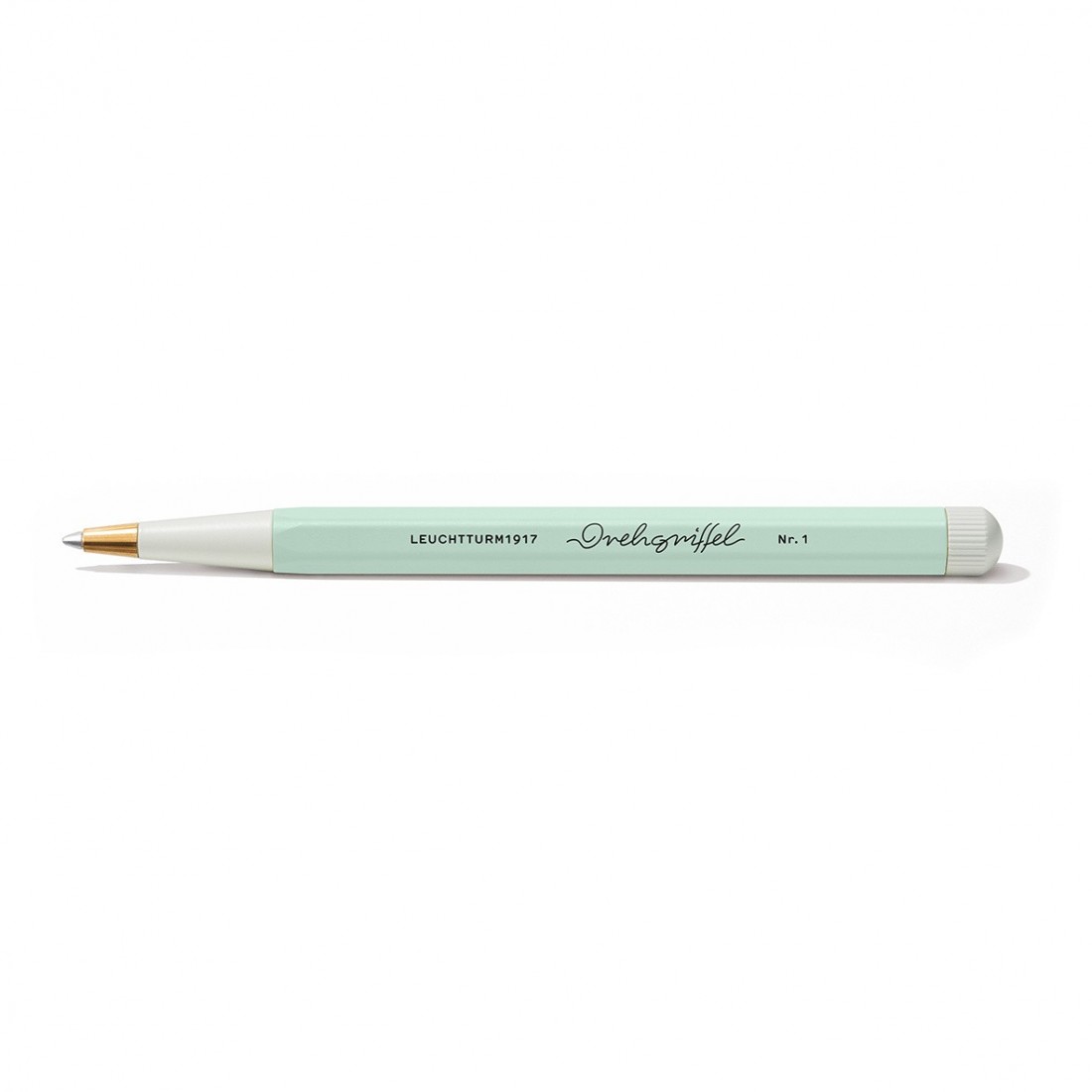 Leuchtturm 1917 Drehgriffel Nr.1 Mint Green,  Gelpen with black ink