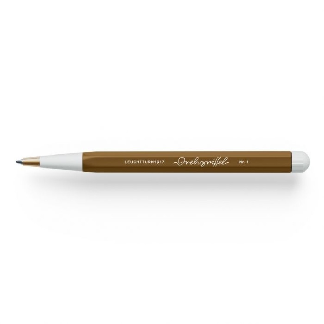 Leuchtturm 1917 Drehgriffel Nr.1 Spice brown,  Gelpen with black ink