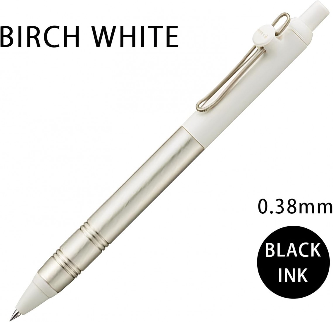 Uni Mitsubishi uniball ZENTO Uni-Ball Zent Flow Model 0.38mm Birch White