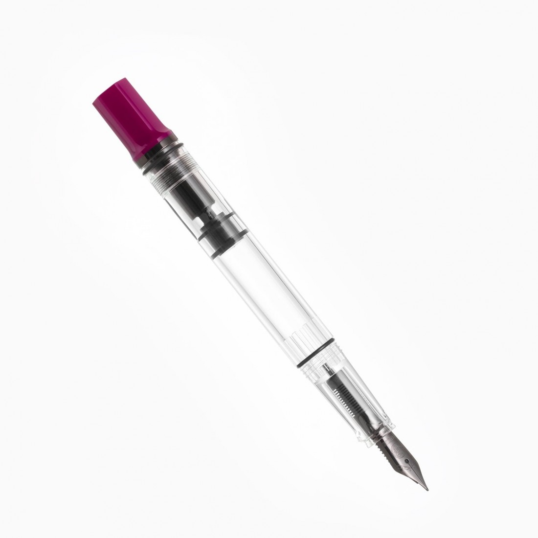 Twsbi Eco , with onyx plum  trims, piston filling fountain pen