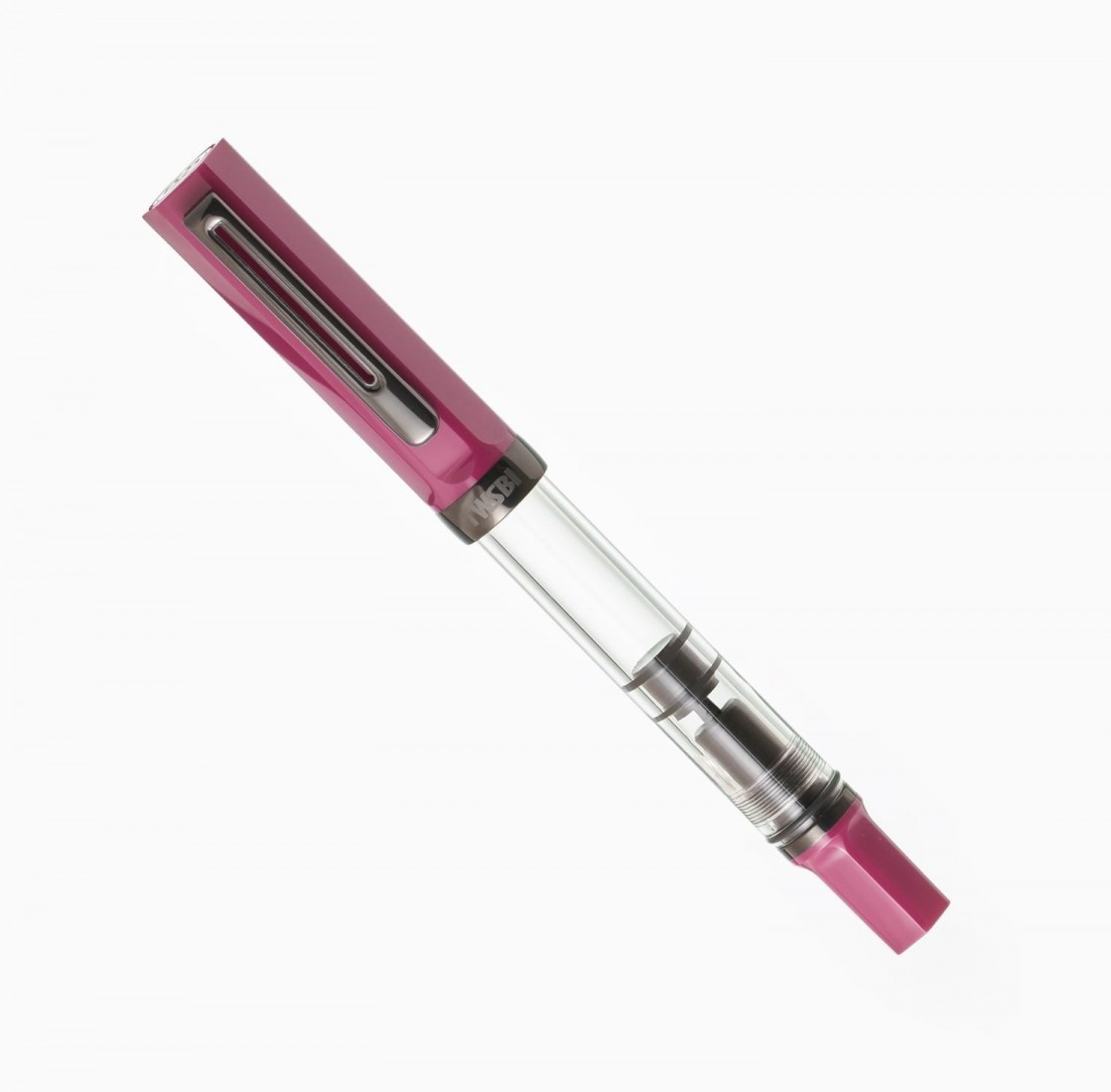 Twsbi Eco , with onyx plum  trims, piston filling fountain pen
