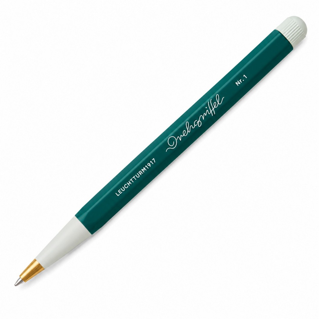 Leuchtturm 1917 Drehgriffel Nr.1 Pacific Green,  Gelpen with black ink