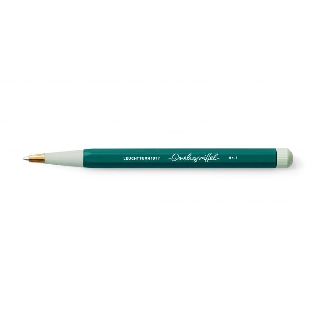 Leuchtturm 1917 Drehgriffel Nr.1 Pacific Green,  Gelpen with black ink