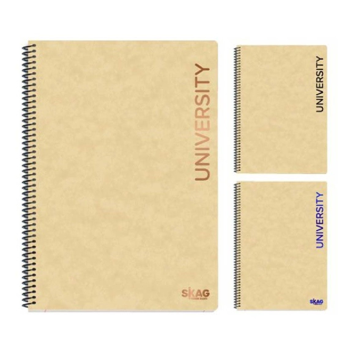 Τετράδιο Σπιράλ Α4 3 Θέματα University Plus 312875 Skag