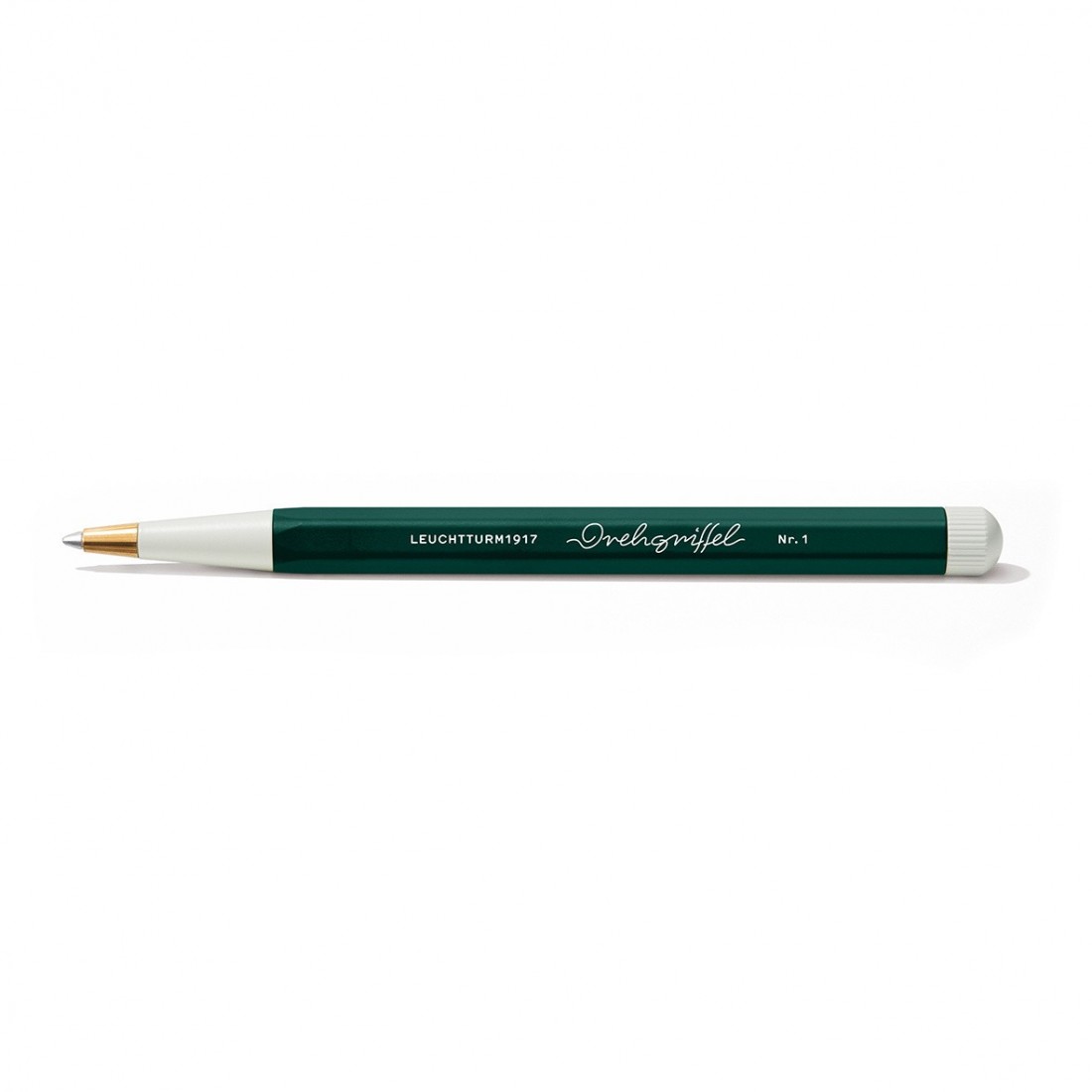 Leuchtturm 1917 Drehgriffel Nr.1 Forest Green, Ballpoint pen with royal blue ink