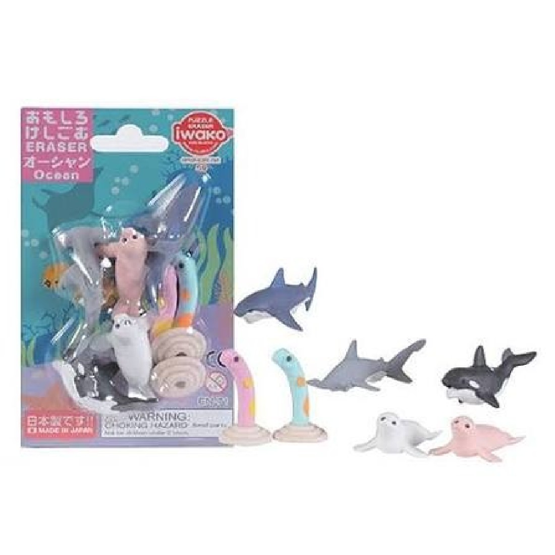 Puzzle Eraser - Ocean Iwako