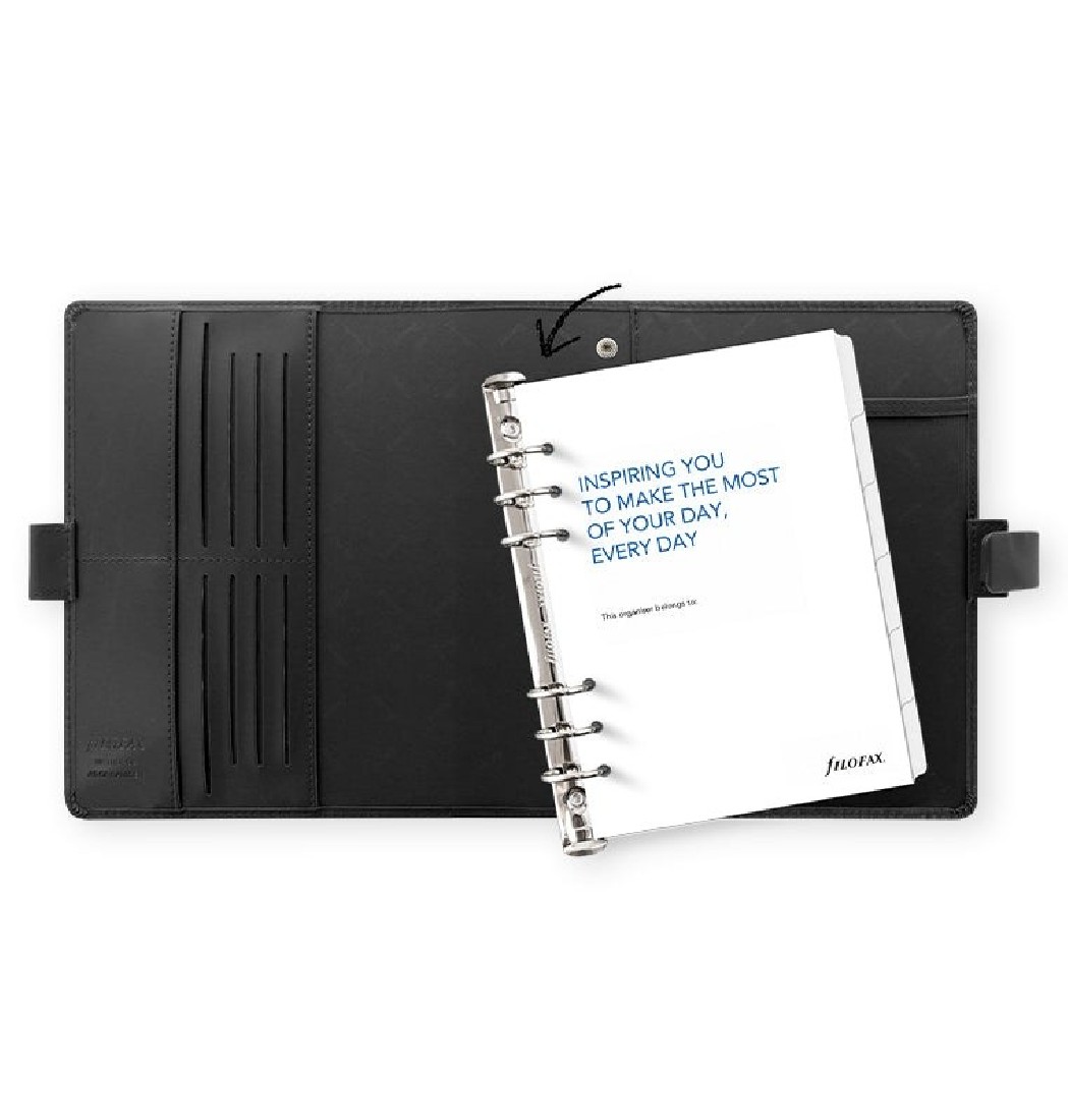 Filofax Organiser Metropol A5 Black Modular 026968M
