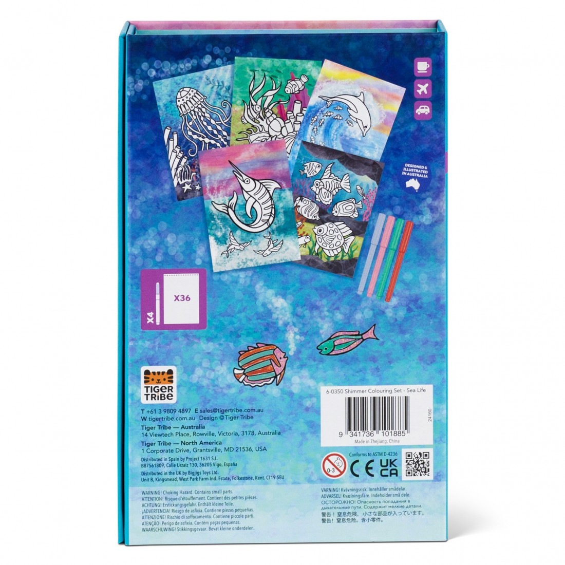 ΣΕΤ ΔΡΑΣΤΗΡΙΟΤΗΤΩΝ Shimmer- Sea Life 20227 Tiger Tribe