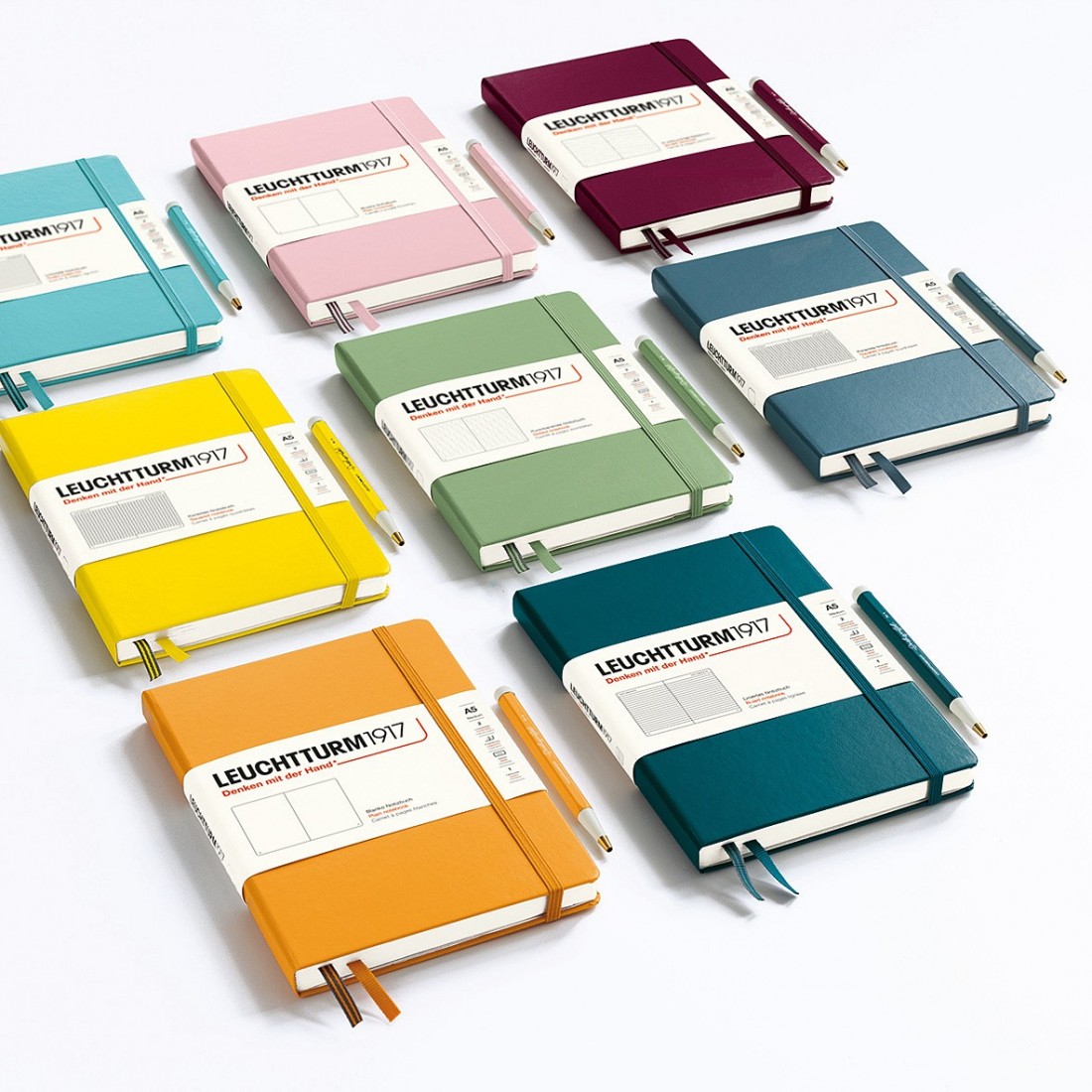 Leuchtturm 1917 Notebook A6 Dusty Rose Dotted Hard Cover