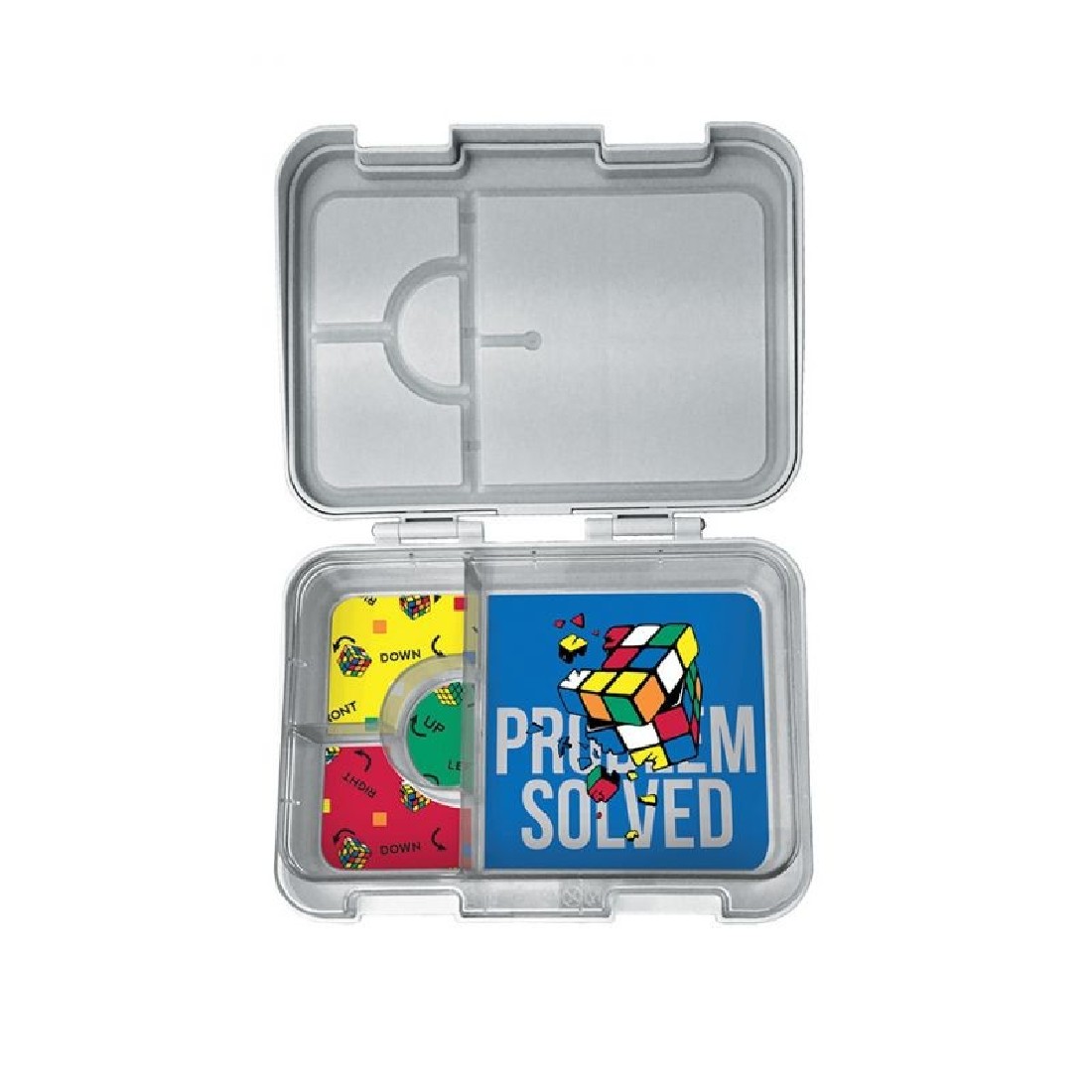 Δοχείο φαγητού Tritan 4 χωρίσματα Rubiks 266421 Xscape Graffiti (2026)