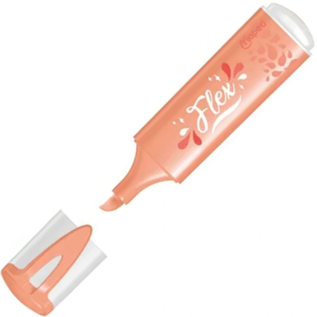Μαρκαδόρος Υπογράμμισης Flex Pastel Lettering Πορτοκαλί 740310 Maped