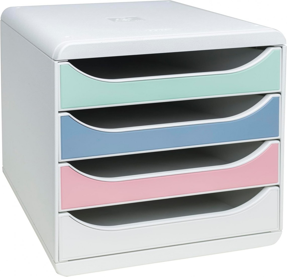 Exacompta συρταριέρα 4 θέσεων pastel colours 310303D