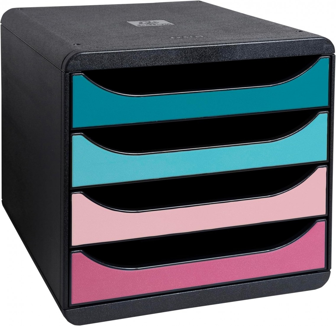 Exacompta συρταριέρα 4 θέσεων pastel colours 310606D