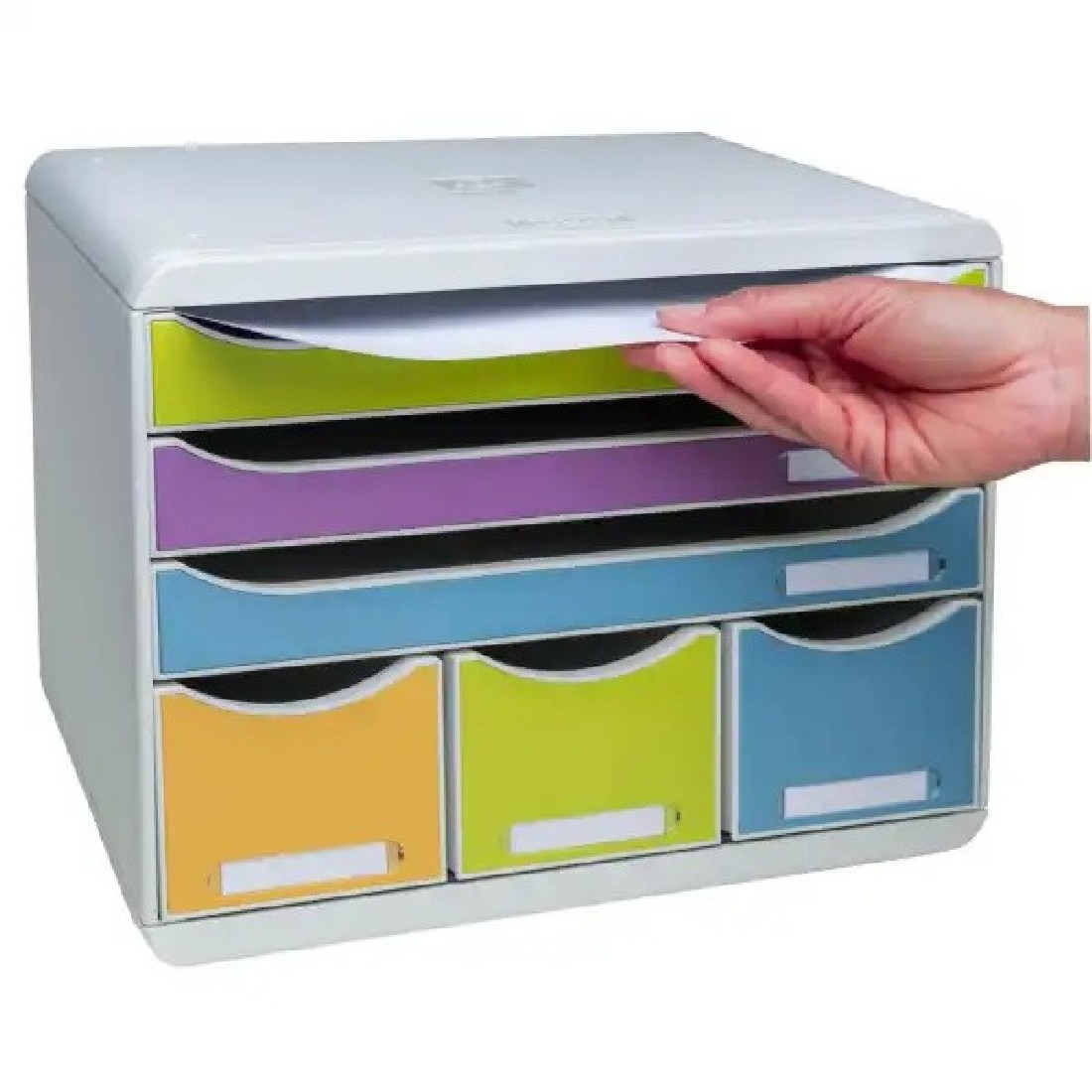Exacompta συρταριέρα 6 θέσεων bright colours 306909D
