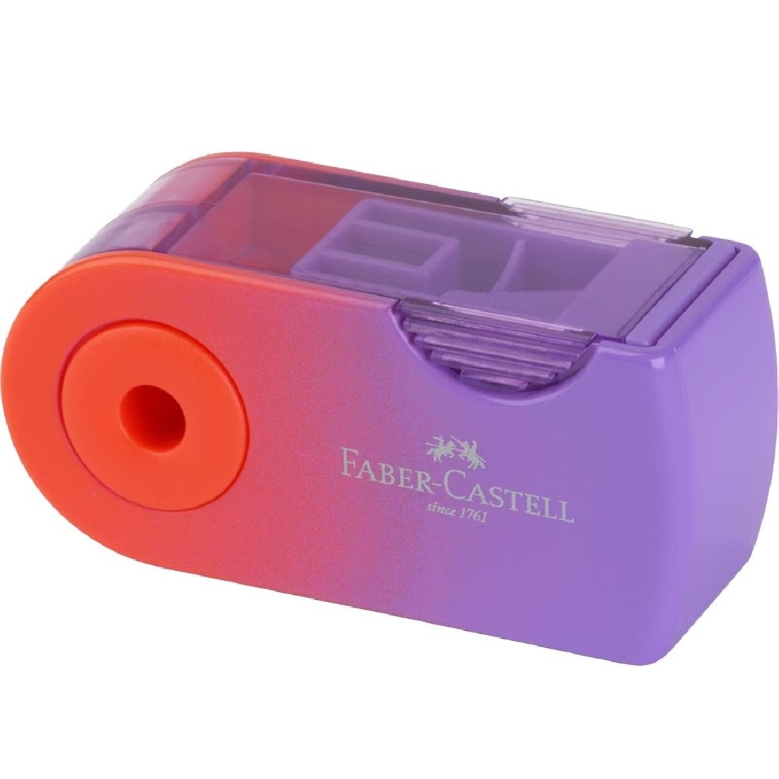 Faber Castell sleeve mini sharpener ξύστρα σε θήκη, follow your flow, 182776