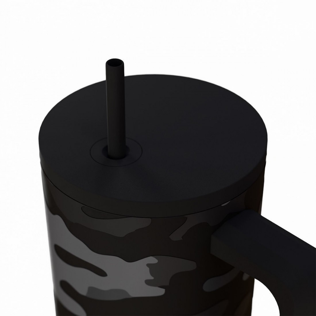 Straw Tumbler XL 900ml Dark Camo 46163 Estia Home Art