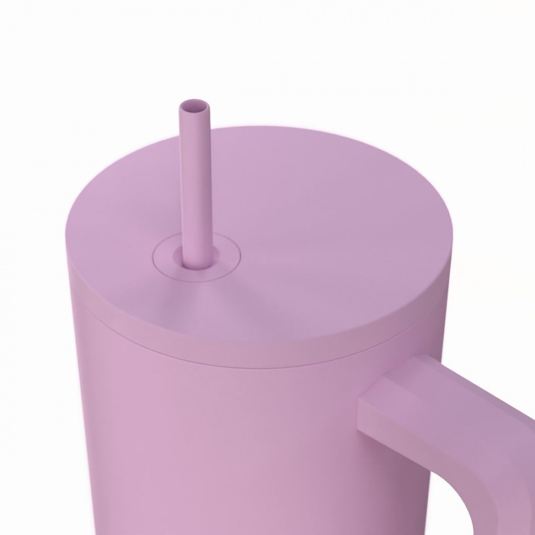 Straw Tumbler XL 900ml Lavender 41472 Estia Home Art