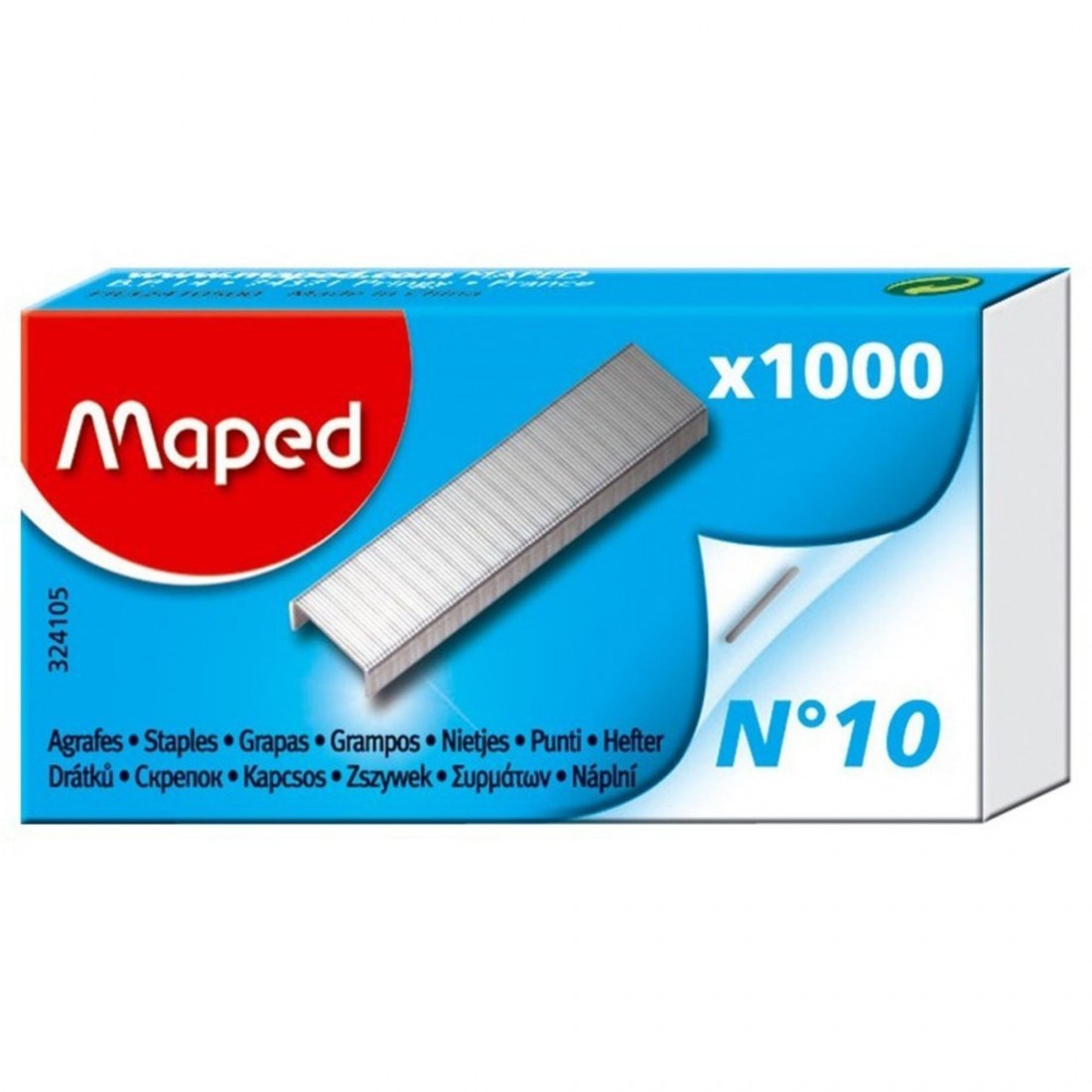 Σύρματα Συρραπτικού No.10 1000 τεμάχια 324105 Maped