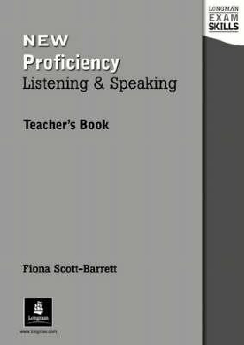 CAMBRIDGE PROFICIENCY LISTENING & SPEAKING TEACHERS  (LES) (N/E)